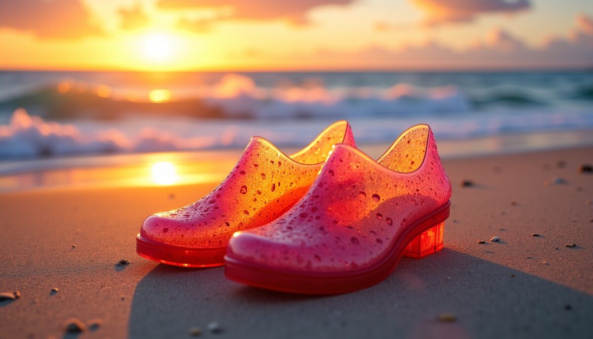 Les chaussures Méduse : quand le plastique devient une merveille fantastique !